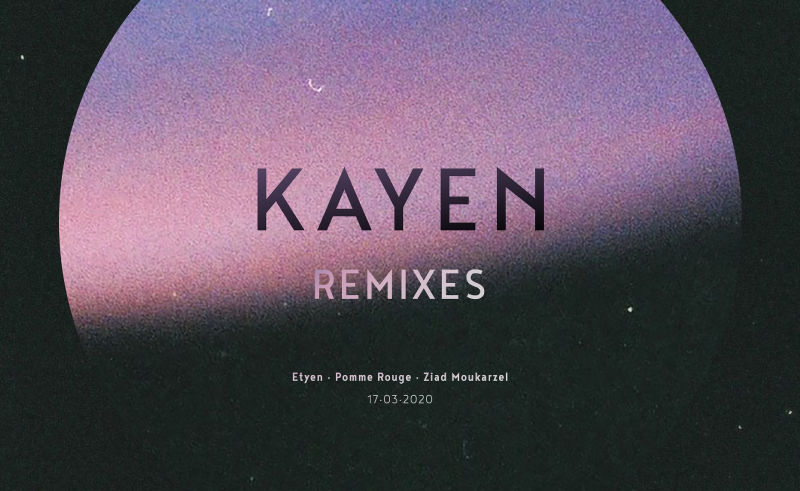 Etyen Three-Track EP Remixes of Kayan on Thawra Record